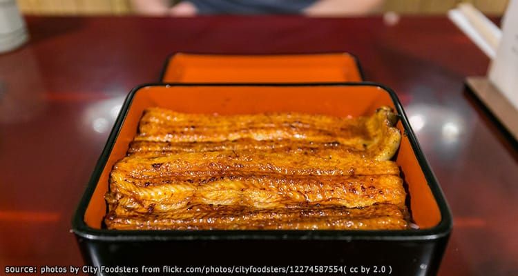 ร้านข้าวหน้าปลาไหลชื่อดัง โอบะนะ