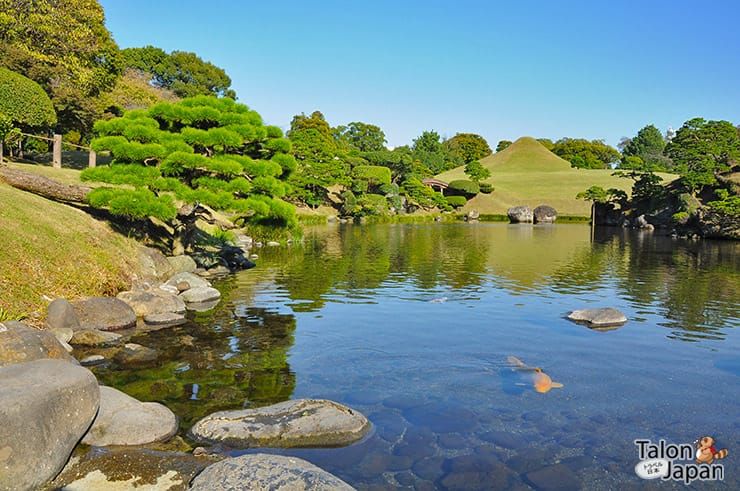 บรรยากาศภายในสวนซุยเซนจิ Suizenji Koen