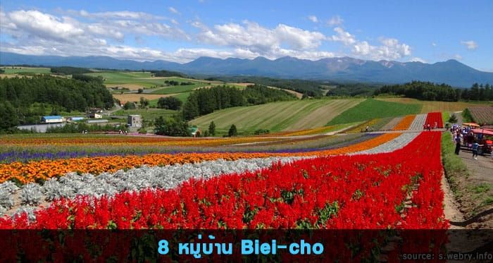หมู่บ้าน Biei-cho (美瑛町), ภูมิภาค Hokkaido