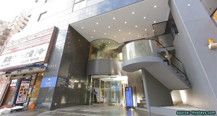 ด้านหน้าโรงแรม Hotel Mystays Higashi Ikebukuro
