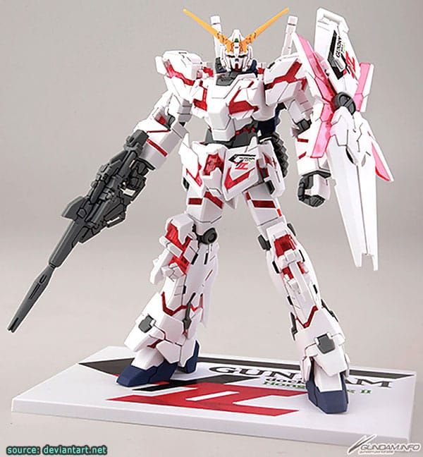 Unicorn Gundam หุ่นกันดั้มตัวใหม่ ที่จะมาแทนที่ตัวเดิม