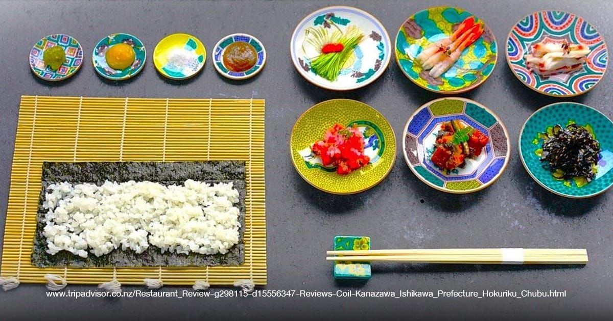 เมนูร้าน Kanazawa Temakizushi Coil