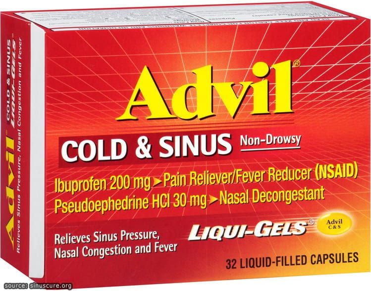 4. ADVIL COLD & SINUS