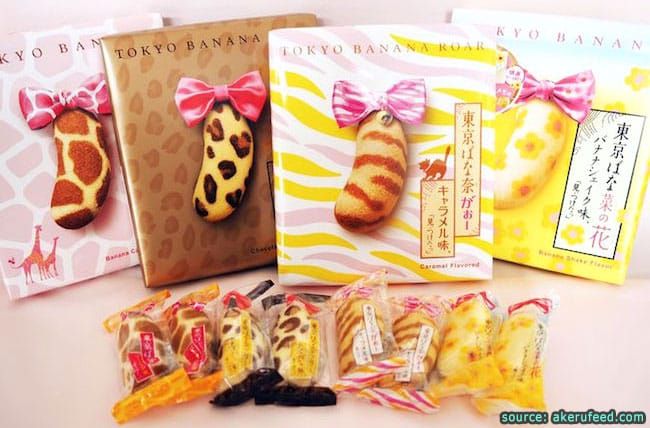 รสต่างๆของโตเกียวบานาน่า